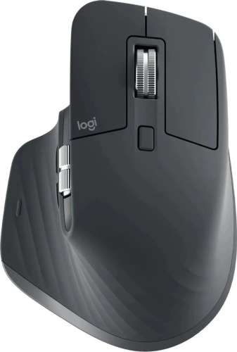 Мышь Logitech MX Master 3S, оптическая, беспроводная, USB, графитовый [910-006565]